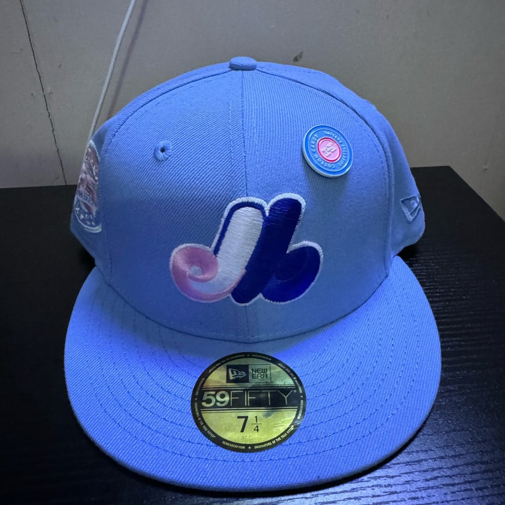 New Era Light Blue and Pink Cap